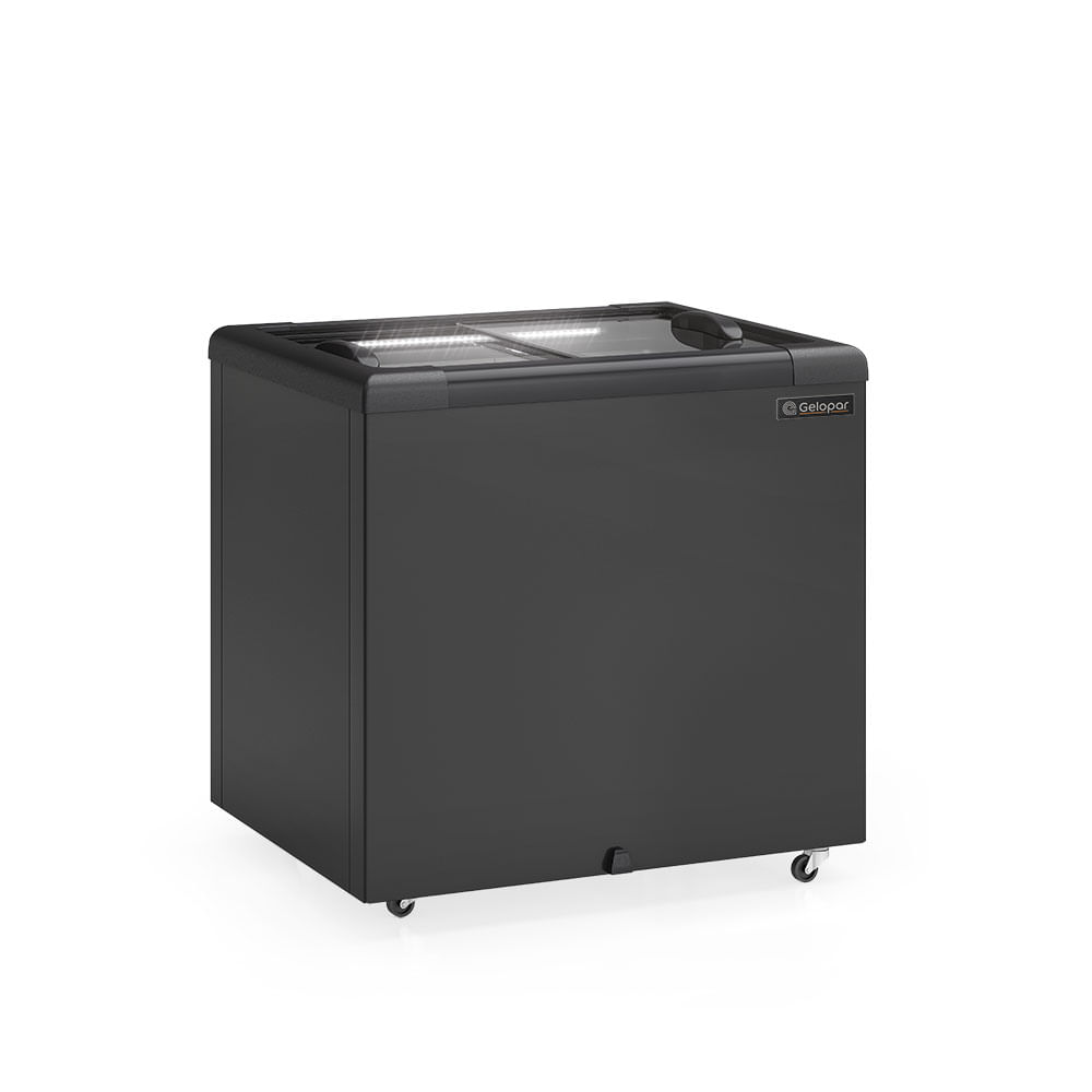GELOPAR GHD-200LB/PR CONS.CONGELADOS HORIZ.AR PRETO 210L 220V