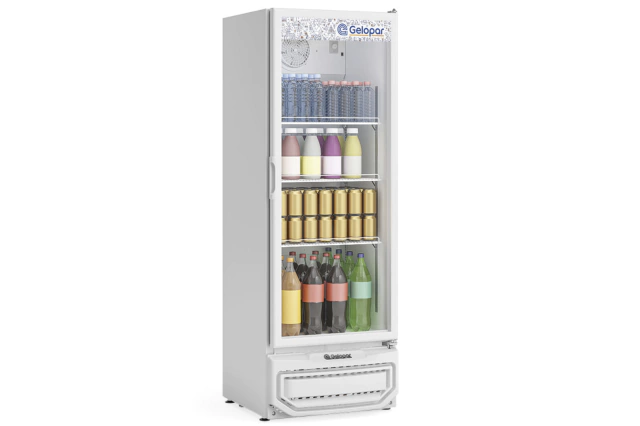 GELOPAR GPTU-40BR/EL REFRIG. VERTICAL 414 LTS PLACA FRIA BRANCO