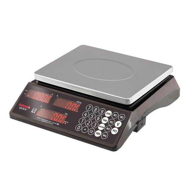 BALMAK BALANCA DIGITAL QUICK33B 3 EM 1 CAP. 6/15/33KG PRATO INOX