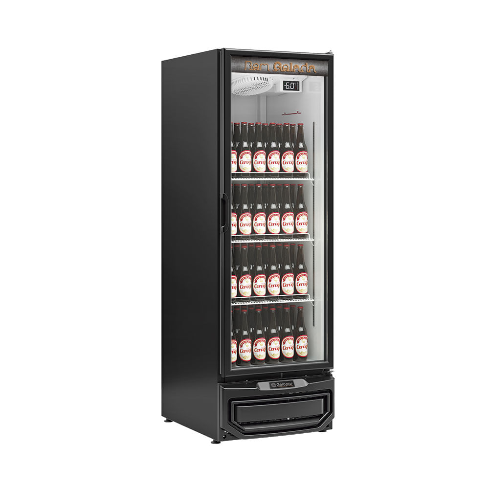GELOPAR GCB-57V/PR REFRIG VERTICAL CERVEJA 578 LTS P. VIDRO LATERAL PR
